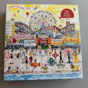 Galison 500 piece “Summer at the Amusement Park” jigsaw puzzle